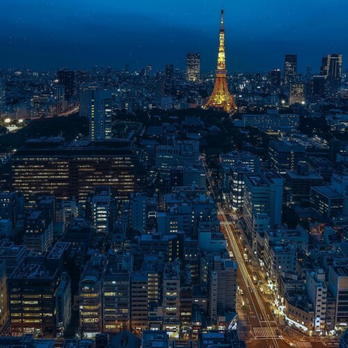 Night view of Tokyo